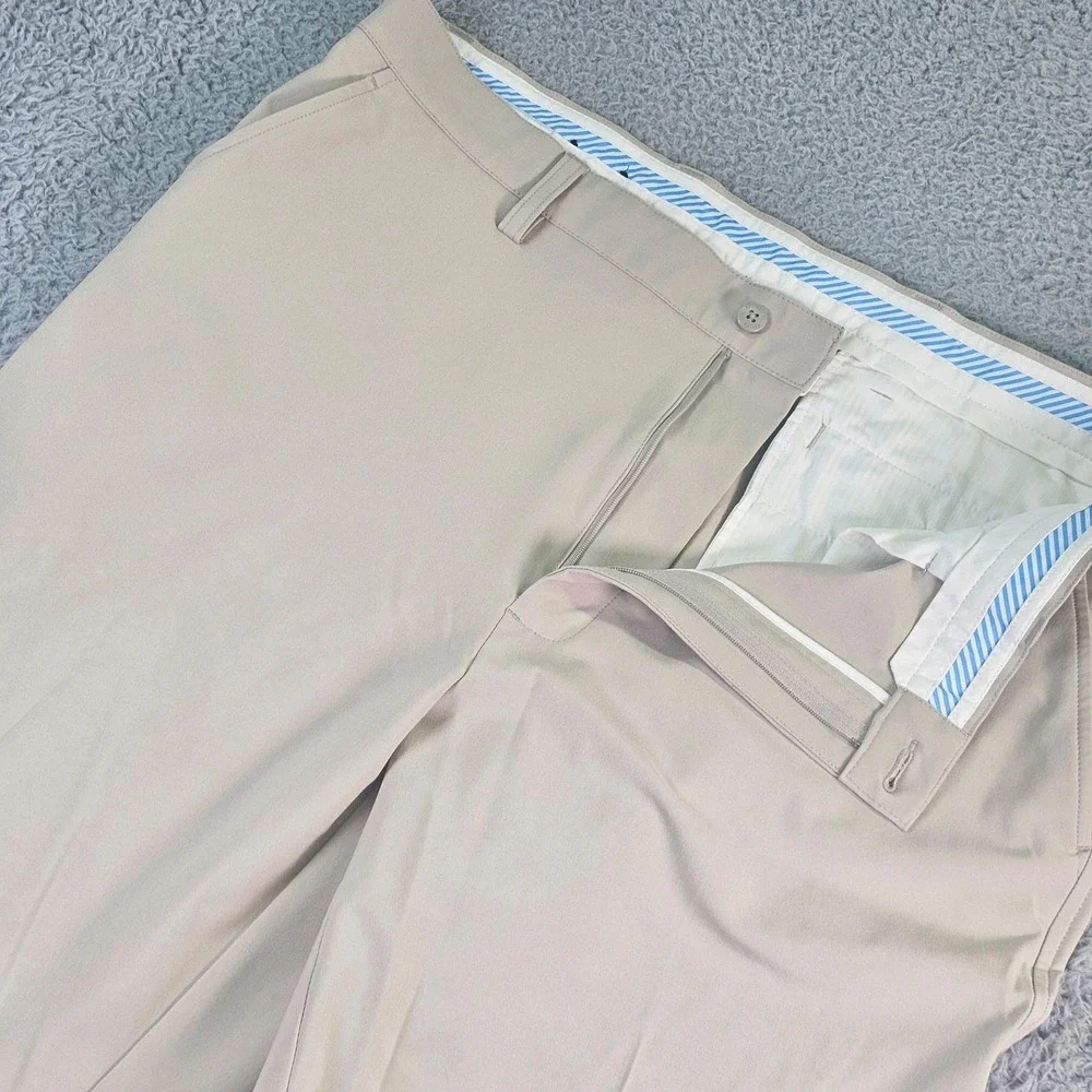 FootJoy Pants Mens 38x32 Beige Golf Stretch Performance Khakis Classic Fit
